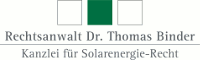 Kanzlei für Solarenergie-Recht, Rechtsanwalt Dr. Thomas Binder
