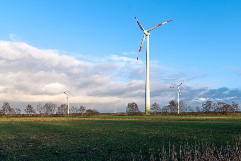 Windräder in Norddeutschland