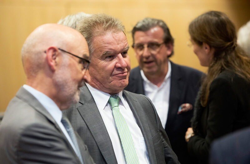 Baden-Württembergs Umweltminister FRanz Untersteller auf einem Symposium des Ministeriums