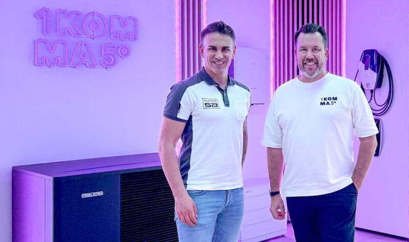 Gil Lima Sa und Markus Beinhauer, Geschäftsführer von 1KOMMA5° in Euskirchen und im Rheinland.