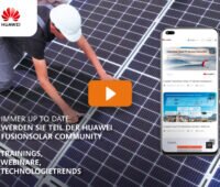 Werden Sie Teil der Huwei Fusion Solar Community