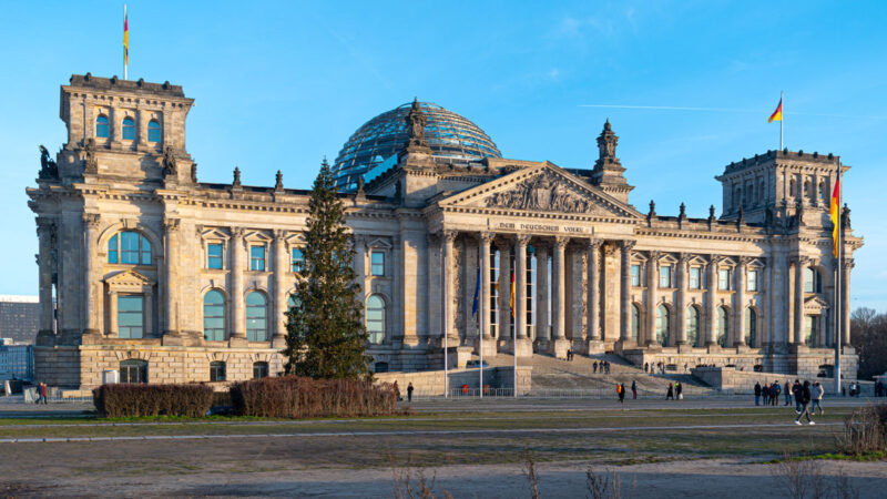 Gebäude des deutschen Bundestages, ehemaliges Reichtagsgebäude