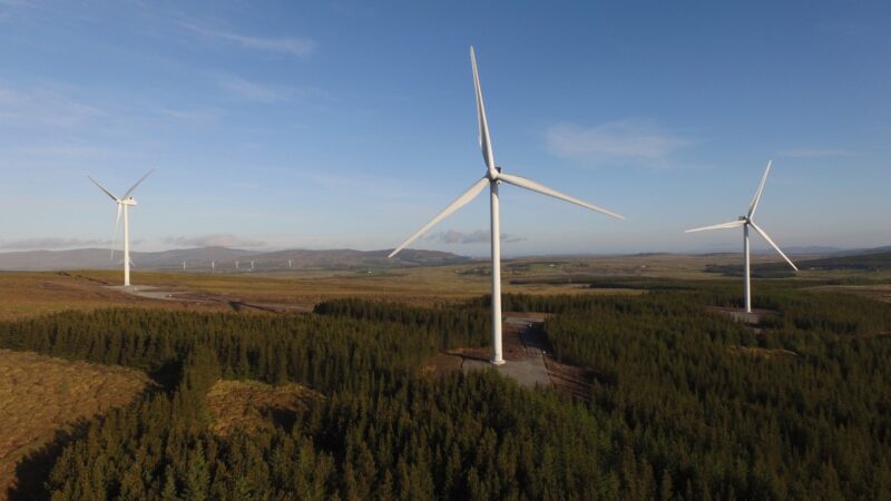 Windpark im Binnenland