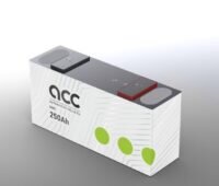 Animierte Batteriezelle des Herstellers ACC.