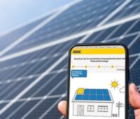 Im Bild eine App vom ADAC, der Automobilclub hat ein Städte-Ranking zur Förderung für Photovoltaik und Wärmepumpe erstellt.