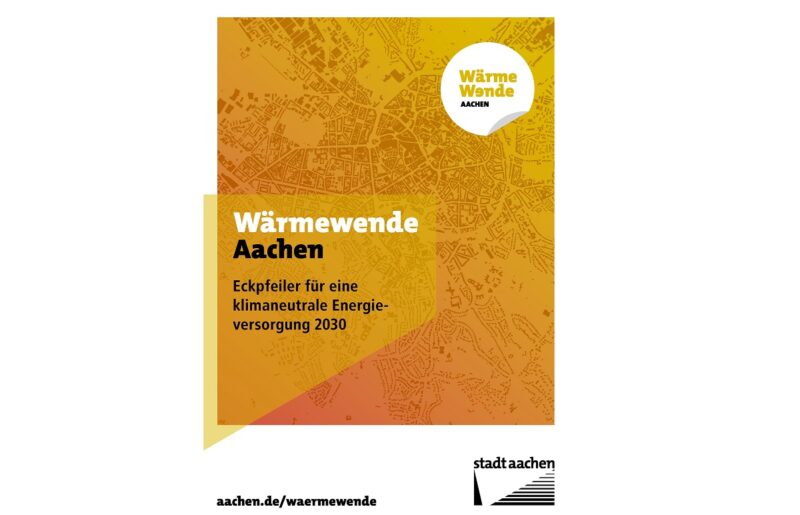 Das Papier „Wärmewende Aachen – Eckpfeiler für eine klimaneutrale Energieversorgung 2030“ soll als Grundlage für eine Wärmewendestrategie dienen.