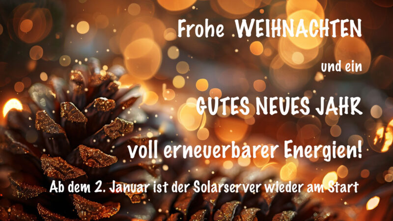 Tannenzapfen im warmen Licht -Weihnachtsmotiv