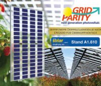 Agriphotovoltaikanlage mit Doppelglasmodulen von Gridparity
