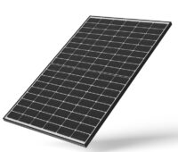 Zu sehen ist das Aleo LEO-Modul, ein Photovoltaik-Modul in zwei kombinierbaren Abmessungen.