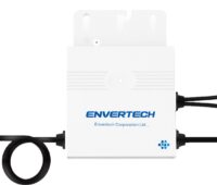 Im Bild der der Envertech Microwechselrichter EVT-300, der bei Alpha-Solar zu haben ist.
