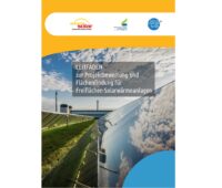 Das Cover vom Leitfaden für Solarwärme auf Freiflächen.