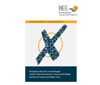 Zu sehen ist das Deckblatt des BEE-Vorschlagspapiers „Energiewende jetzt voranbringen – Welchen Weg Deutschland in eine zukunftsfähige Energieversorgung einschlagen muss“.
