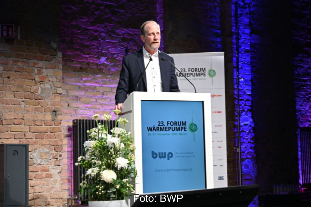 Der BWP-Geschäftsführer Martin Sabel bei einem Vortrag.