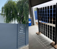 Zaunelemente, konventionell und photovoltaisch