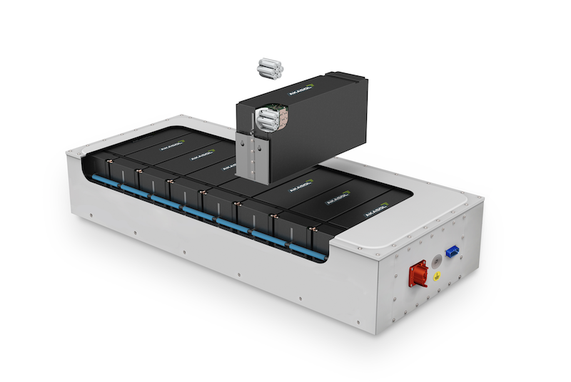Grafik eines Batterie-Systems