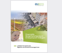 Titelbild des Leitfaden Finanzielle Bürgerbeteiligung.