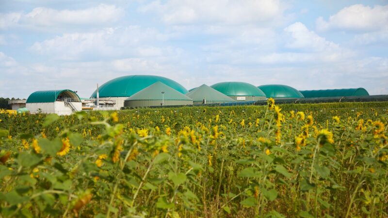 Zu sehen ist eine der Biogasanlagen von der BioConstruct GmbH, für die das Unternehmen einen Stromliefervertrag (PPA) mit Next Kraftwerke abgeschlossen hat.