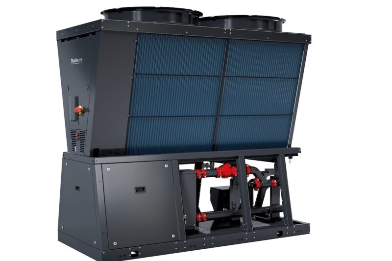 Bild zeigt eine Wärmepumpe von Buderus.