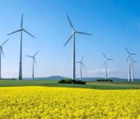 Zu sehen ist eine Windenergieanlage. Die aktuelle Ausschreibung für Windenergie an Land war erfolgreich.