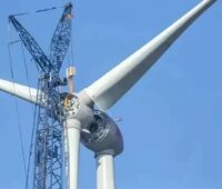 Im Bild ein Windenergieanlage, die Ausschreibung für Windenergieanlagen an Land zum Gebotstermin 1. August 2023 war erneut unterzeichnet.