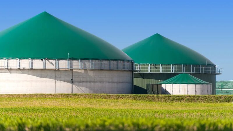 Zwei Biogas-Fermenter, Symbolbild für Biomethan und die Pleite von BMP Greengas