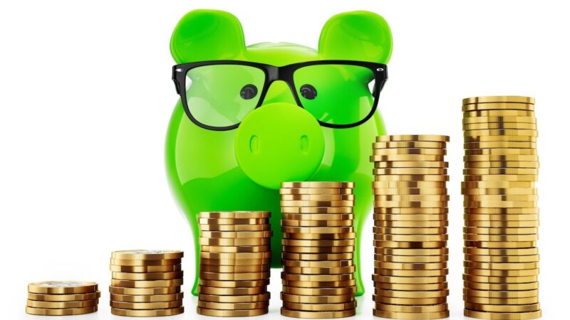 Im Bild ein Sparschwein und Geldmünzen als Symbol für die höhere Eigenkapitalverzinsung für Neuinvestitionen der Strom- und Gasnetzbetreiber.
