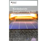 Zu sehen ist das Deckblatt vom Bundesbericht Energieforschung 2022.