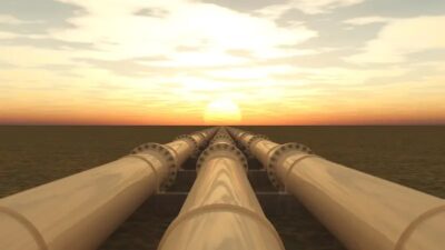 Im Bild eine Pipeline als Symbol für das Gesetz zur Wasserstoff-Netzentwicklungsplanung.