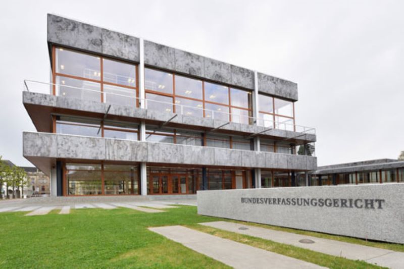 Das Gebäude des Bundesverfassungsgerichtes.