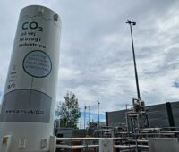 CO2-Speicher und Abscheideanlage.