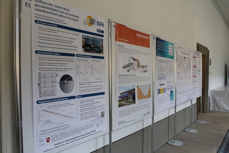 Im Bild die Posterausstellung beim vergangenen Solarthermie-Symposium. Das Call for Papers für das Solarthermie-Symposium 2024 ist gestartet.