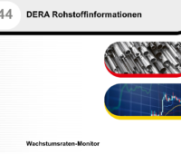 Zu sehen ist das Deckblatt vom DERA-Wachstumsraten-Monitor.