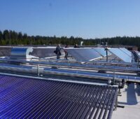 Im Bild eine solare Prozesswärmeanlage, die Förderung von Solarthermie-Prozesswärmeanlagen sollte verbessert werden.