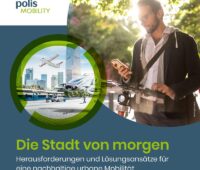 Zu sehen ist das Deckblatt der DLR-Studie „Die Stadt von morgen. Herausforderungen und Lösungsansätze für eine nachhaltige urbane Mobilität“