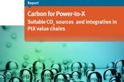 Im Bild ein Auszug aus dem Cover des Berichtes Carbon for Power-to-X