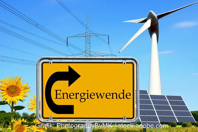 Ein Schild mit der Aufschrift Energiewende, die Bundesregierung will ein Monitoring beauftragen.