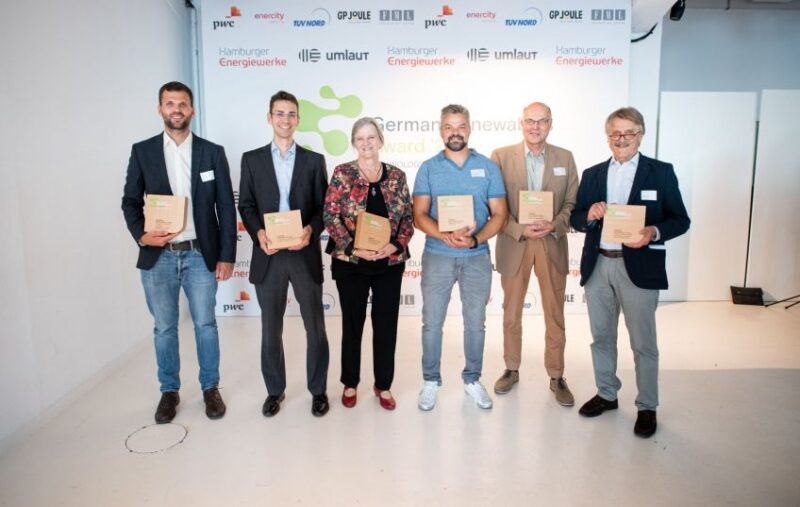 Die Gewinner:innen des German Renewables Awards 2022 bilden ein breites Spektrum der erneuerbaren Energien ab.