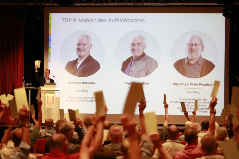 Generalversammlung der Genossenschaft EGIS.