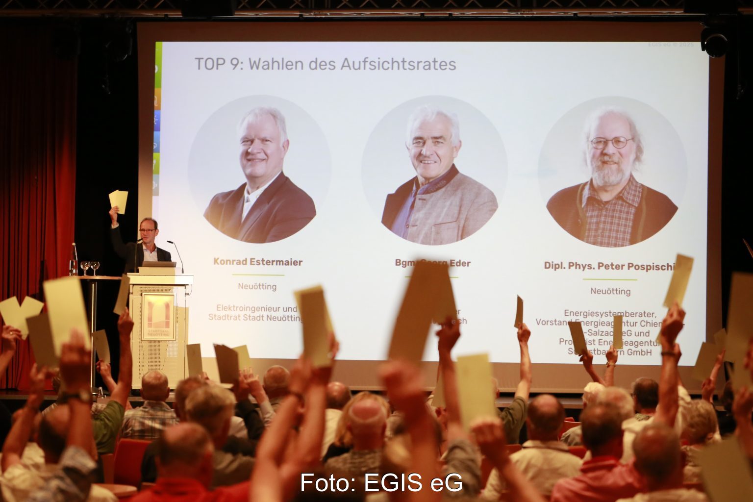 Generalversammlung der Genossenschaft EGIS.