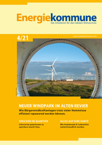 Titelbild der Zeitschrift Energiekommune 4/2021