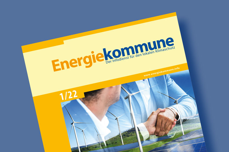 Titelbild der Zeitschrift Energiekommune, Ausgabe 01/2022