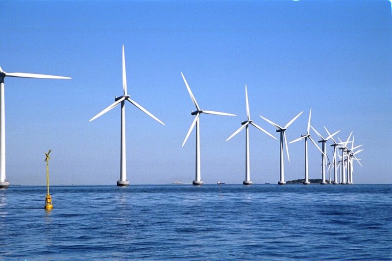 Zu sehen ist ein Windpark vor der dänischen Küste. Solche Projekte wollen Deutschland und Dänemark gemeinsam im Rahmen der EU-Offshore-Strategie realisieren.