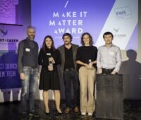 Gemeinsam mit der Freiburger Gründerplattform Smart Green Accelerator haben die EWS den Startup-Preis MakeItMatter-Award 2022 verliehen.