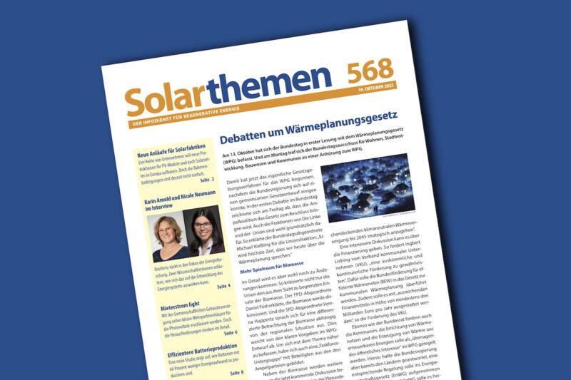 Titelseite von Solarthemen 568