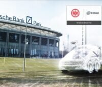 Multifunktionale, vollautonome Roboterfahrzeuge können auch in Fußballstadien Aufgaben übernehmen.