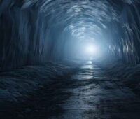 Licht am Ende eines offenbar eisigen Tunnels
