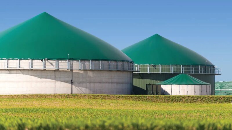 Im Bild eine Biogasanlage als Symbol für die Übernahme von BMP Greengas durch die VNG.