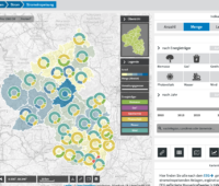 Screenshot des Energieatlas Rheinland Pfalz - Einspeisung von Strom aus erneuerbaren Energien