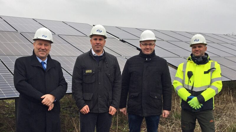 Envia Therm hat seinen zweiten Photovoltaik-Solarpark in Guben im Landkreis Spree-Neiße in Betrieb genommen.