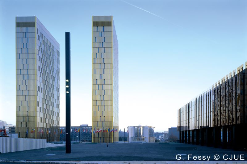 Das Gebäude des Europäischen Gerichtshofs in Luxemburg.